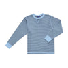 BOYS TEE F/S BY GP (6-13YEARS) SKYBLUE -BLACK