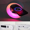 G63 Multifunction Wireless Charger Pad, Stand Speaker, Alarm Clock, RGB Night Light Lamp