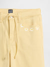 GIRL'S EMBROIDERED DRAWSTRING JEANS - GP -(8-14)YEARS