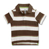 BOY'S WHTIE BROWN POLO | ON-(12M-5Y)