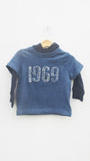BOYS 1969 APPLIQUE HOOD BY GP (12-24MONTH)