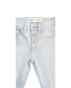 GIRL'S SKINNY JEANS WITH FRAYED HEMS | ZR-(5Y-10Y)