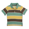 BOY’S SEAGREEN-YELLOW STRIPE POLO BY ON (6M-5YRS)