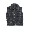 KIDS SLEEVELESS DENIM JACKET | EL.T-(2Y-6Y)