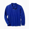 BOY’S FULL SLEEVE PIQUE POLO|GAP-D-BLUE- (4Y-16Y)