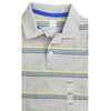 BOY'S GRAY STRIPE POLO | ON-(12M-5Y)