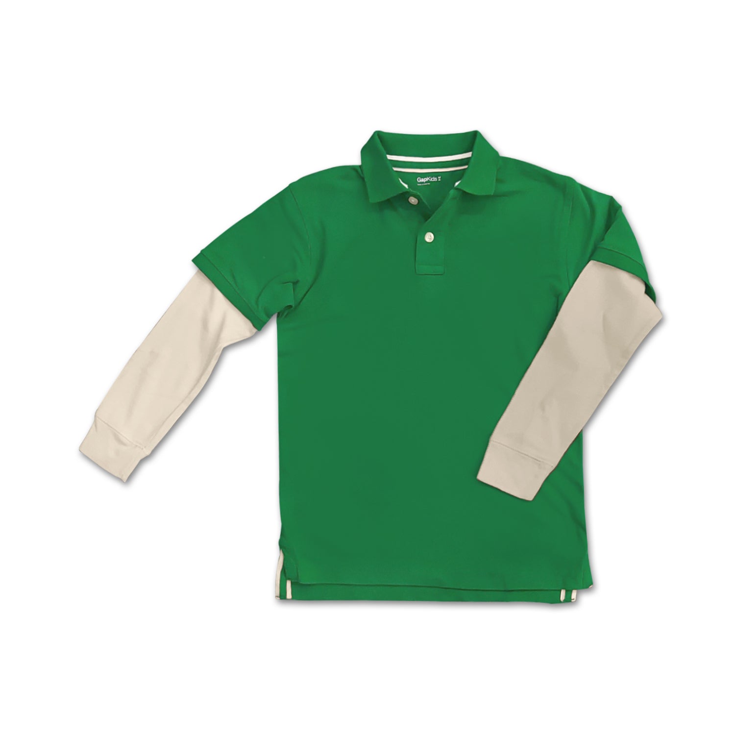 BOY’S HANG-DOWN  POLO|GP-GREEN-(4Y-16Y)