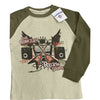 BOYS THE CONCERT THERMAL TEE BY TOUGH SKINS (4-7 YRS)