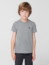 BOY’S A&F SIGNATURE EMBROIDERY TEE – (GREY)