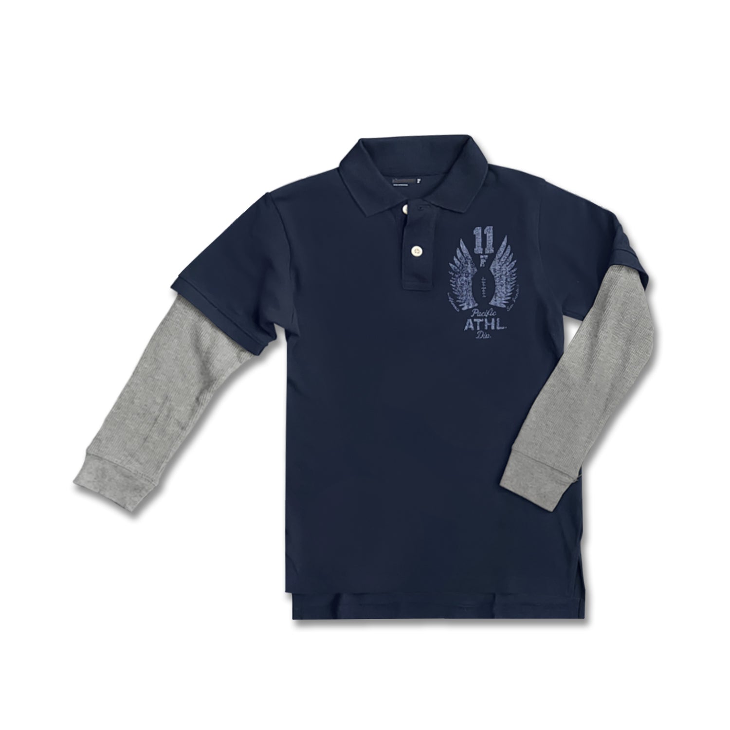 BOY’S HANG-DOWN  POLO|GP-NAVY-(4Y-16Y)