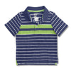 BOY'S NAVY STRIPE POLO | ON-(12M-5Y)