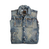 KIDS B-GRADE SLEEVELESS DENIM JACKET | EL.T-(12Y-14Y)