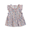 GIRL'S FLORAL COTTON FROCK | LUPILU-(0M-24M)