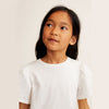 GIRL'S GATHERED SLEEVE T-SHIRTS | MNG-(4Y-14Y)